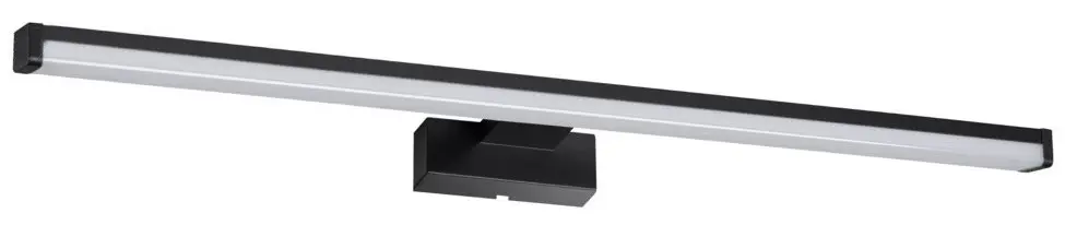 Sapho Kanlux - LED gaismeklis Asten, 600x42x110mm, 12W, matēti melns 26684