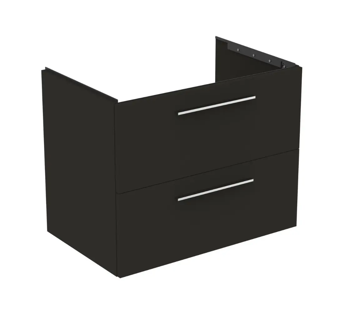 Ideal Standard i.Life B - izlietnes skapītis 80x63x51 cm, 2 atvilktnes, matēti antracīts T5272NV