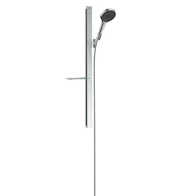 Hansgrohe Rainfinity - dušas galvas komplekts 130, 3jet, ar stieni 90 cm un šļūteni, EcoSmart, hromēts 27672000