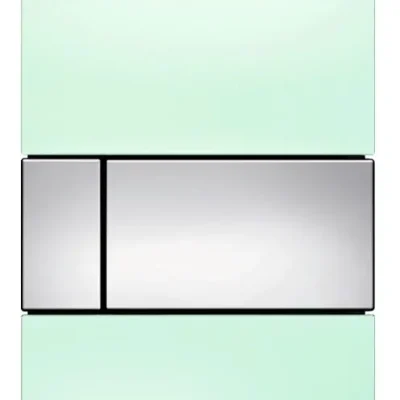 Tece TECEsquare - pisuāra vadības plate, zaļš stikls/hroms spīdīgs 9242805