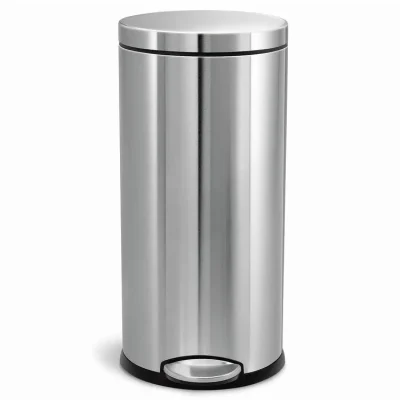 Simplehuman atkritumu tvertne - atkritumu spainis 30 l, matēts nerūsējošais tērauds CW1810