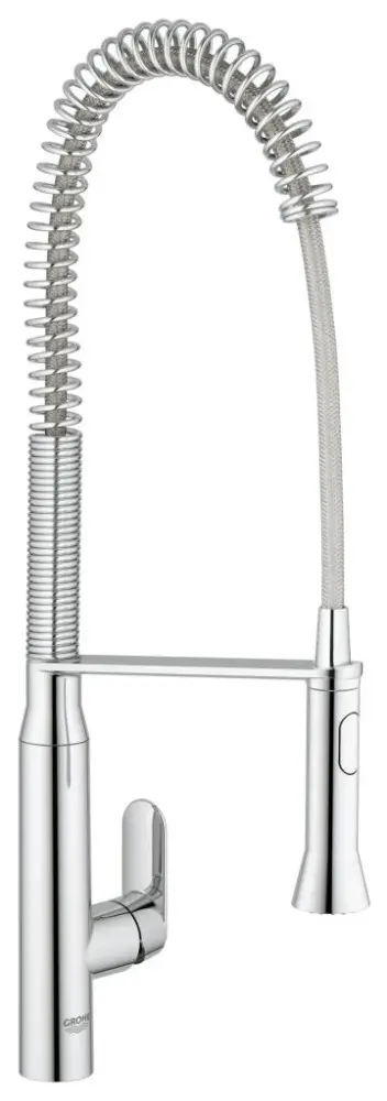 Grohe K7 - virtuves izlietnes maisītājs ar atsperes sviru, hromēts 32950000