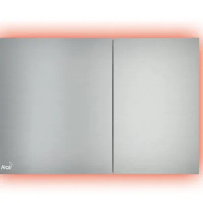 Alcadrain Flat - vienā līmenī montējama vadības poga ar fona apgaismojumu, alunox/matēts AIR LIGHT