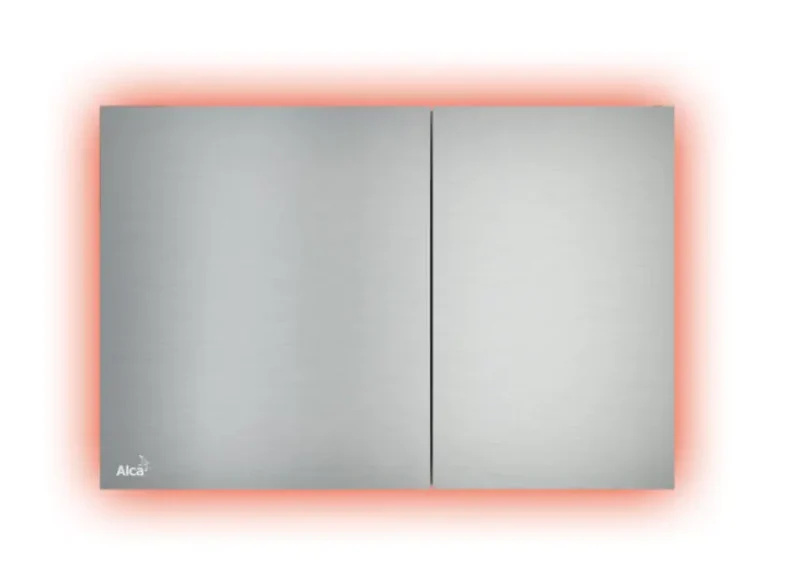 Alcadrain Flat - vienā līmenī montējama vadības poga ar fona apgaismojumu, alunox/matēts AIR LIGHT