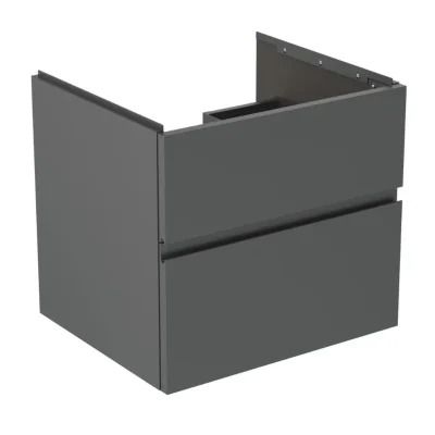 Ideal Standard Finesse - izlietnes skapītis 60x51x55 cm, 2 atvilktnes, matēti antracīta E3395Y2
