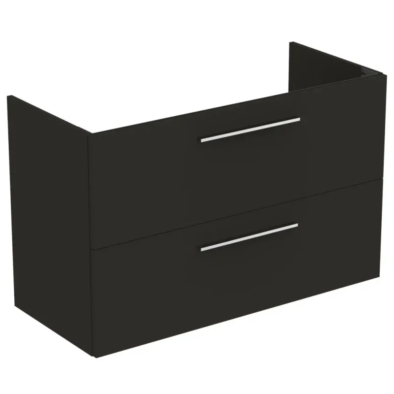 Ideal Standard i.Life A - izlietnes skapītis, 100x44x63 cm, 2 atvilktnes, ogļu pelēks matēts T5257NV
