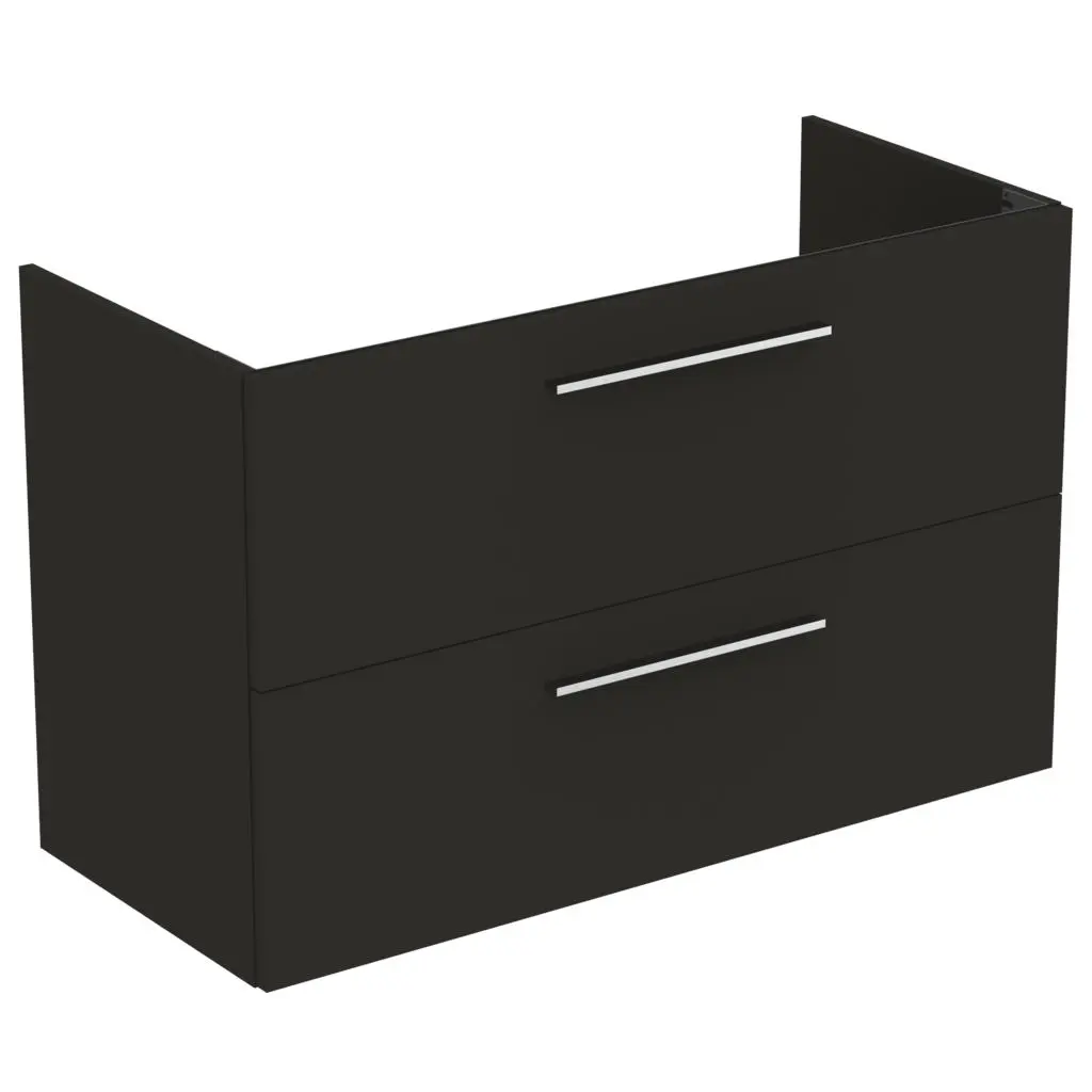 Ideal Standard i.Life A - izlietnes skapītis, 100x44x63 cm, 2 atvilktnes, ogļu pelēks matēts T5257NV