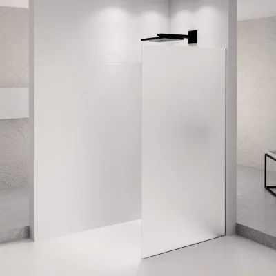 Polysan Architex - Walk-In dušas siena, 106x210 cm, matēti melns/matēts stikls AXB110MT