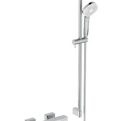 Ideal Standard Ceratherm C100 - dušas komplekts ar termostatu, 3 strūklas veidi, hroms A7536AA