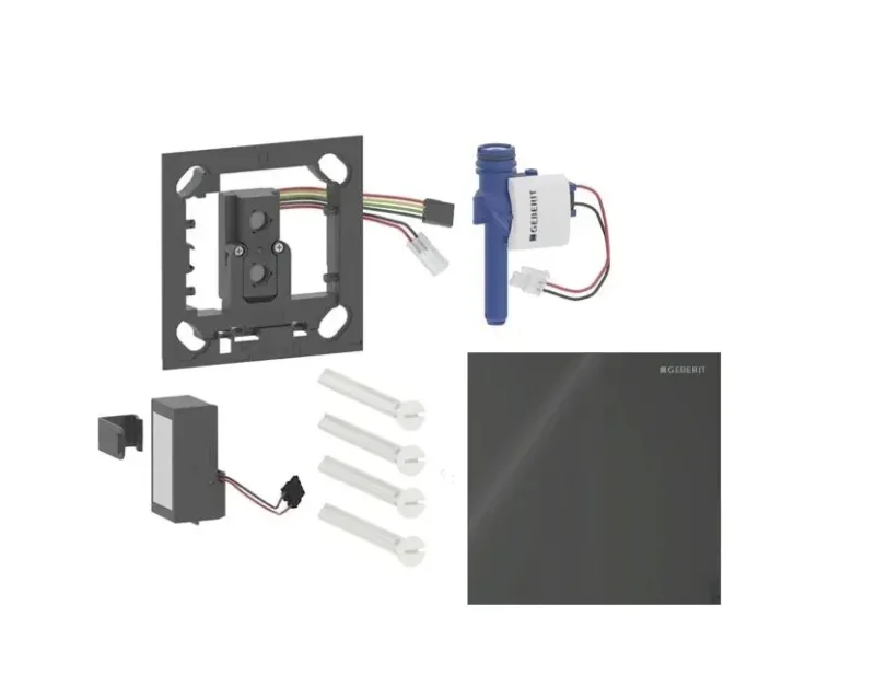 Geberit - Elektroniska pisuāra skalošanas vadība tips 40, darbība ar baterijām, Bluetooth, stikls/melns 116.237.SJ.1
