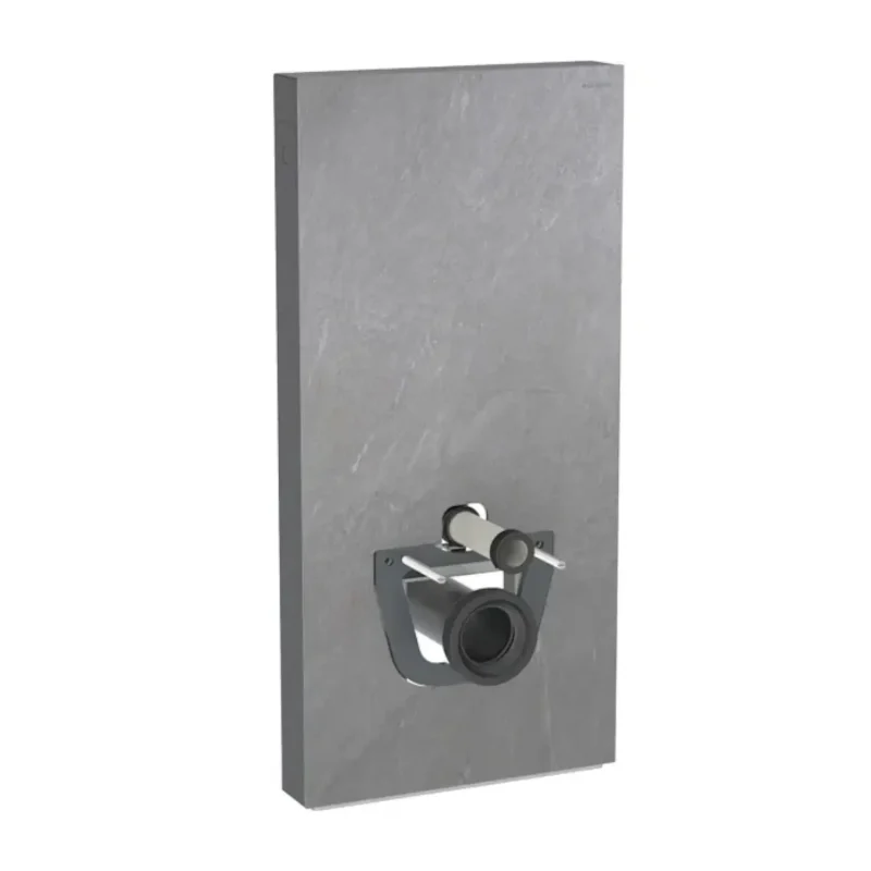 Geberit Monolith Plus - sanitārais modulis sienas WC, 101 cm, pieslēgums apakšā, šīfera izskats 131.221.00.7