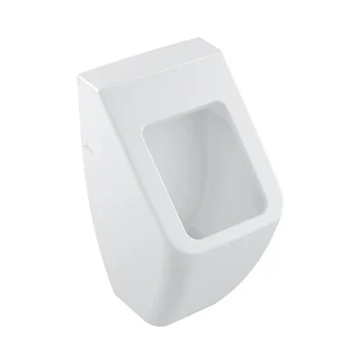 Villeroy & Boch Venticello - nosūces pisuārs ar vāku, slēpts pieslēgums, DirectFlushCeramicPlus, Stone White 5504R1RW