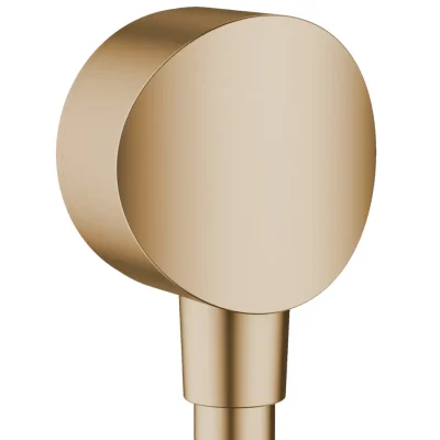 Hansgrohe Fixfit - dušas leņķis S ar pretvārstu, matēta bronza 26453140