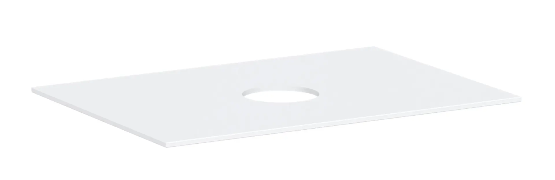 Hansgrohe Xevolos E - izlietnes virsma, 78x55 cm, izgriezums vidū, balta matēta 54328700