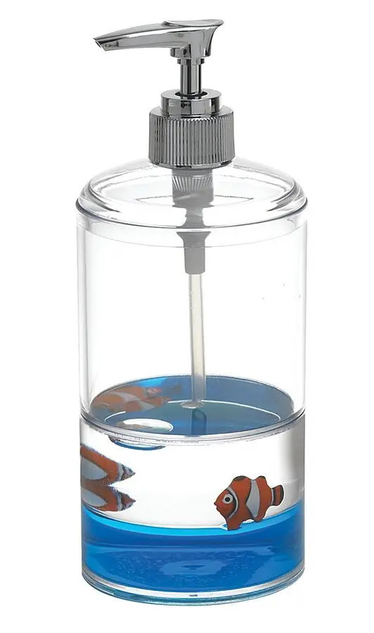 Aqualine Pyxis - ziepju dozators Nemo novietošanai, caurspīdīgs/zils PY8089
