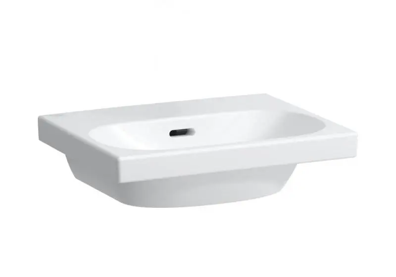 Laufen Lua - mēbeļu rokas izlietne 45x35 cm, ar pārplūdi, bez jaucējkrāna cauruma, balta H8150810001091