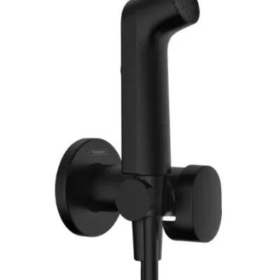 Hansgrohe - zemapmetuma bideta maisītājs ar dušu, matēti melns 29232670