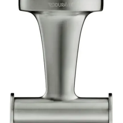 Duravit Starck T - dubultais āķis, nerūsējošais tērauds birstēts 0099307000