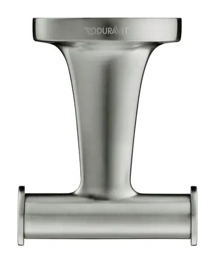 Duravit Starck T - dubultais āķis, nerūsējošais tērauds birstēts 0099307000