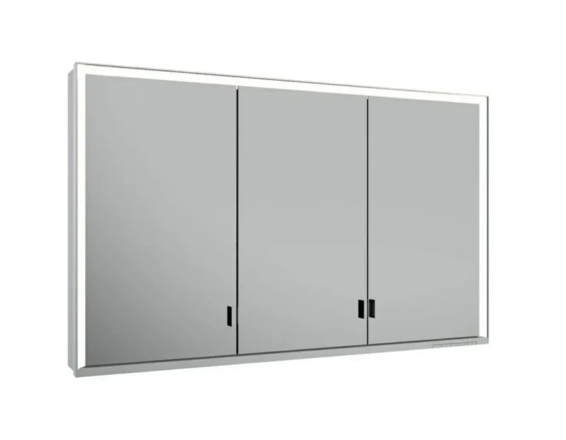 Keuco Royal Lumos - spoguļskapis ar LED apgaismojumu, 120x74x17 cm, alumīnijs 14305172301
