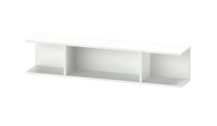 Duravit Ketho.2 - skapis ar plauktiem 17x80x15 cm, balts matēts K21208018180000