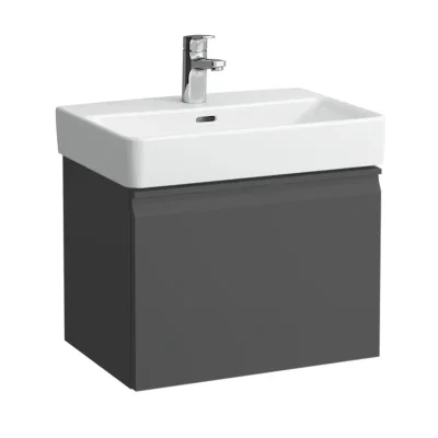 Laufen Pro S - izlietnes skapītis, 51x37x39 cm, 1 atvilktne, grafīts matēts H4830220954801