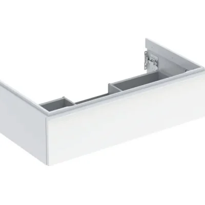 Geberit iCon - izlietnes skapītis, 89x25x48 cm, 1 atvilktne, balts spīdīgs 502.312.01.1