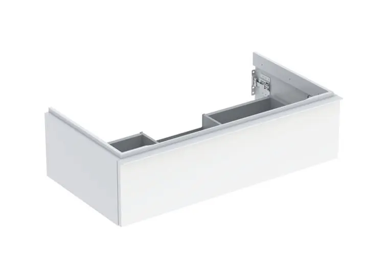 Geberit iCon - izlietnes skapītis, 89x25x48 cm, 1 atvilktne, balts spīdīgs 502.312.01.1