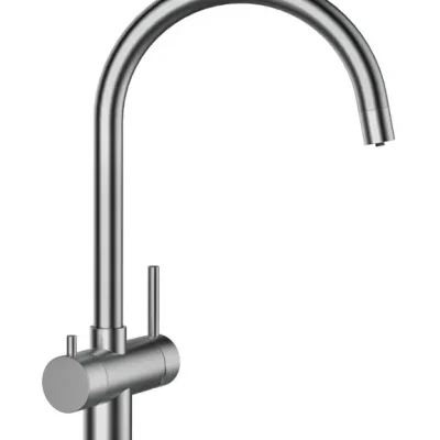 SCHOCK Ares - virtuves izlietnes maisītājs ar filtrēta ūdens funkciju, nerūsējošais tērauds 561000EDM