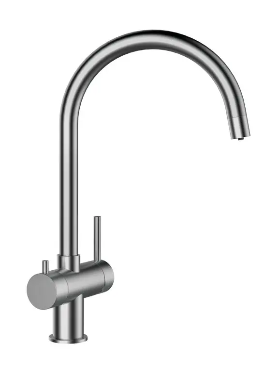 SCHOCK Ares - virtuves izlietnes maisītājs ar filtrēta ūdens funkciju, nerūsējošais tērauds 561000EDM
