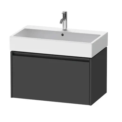 Duravit Ketho.2 - izlietnes skapītis, 44x78x46 cm, 1 atvilktne, grafīta matēts K25077049490000