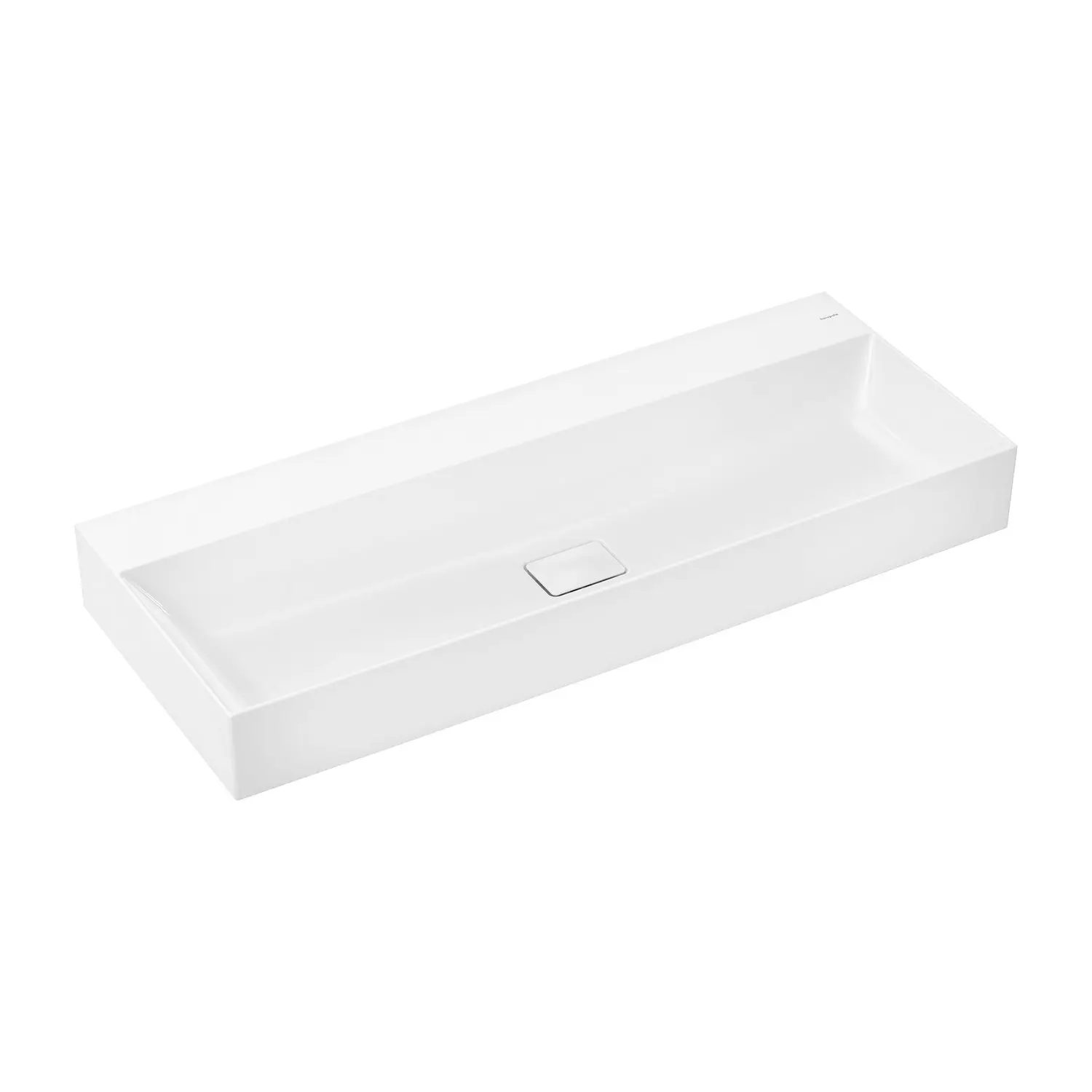 Hansgrohe Xevolos E - izlietne 120x48 cm, bez pārplūdes, bez cauruma jaucējkrānam, SmartClean, balta 61105450