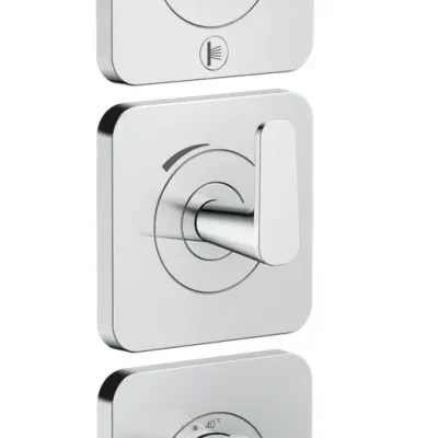 Axor Citterio C - zemapmetuma termostata maisītājs 3 patērētājiem, hroms 49710000
