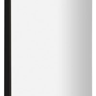Sapho Greta - spoguļskapītis ar LED apgaismojumu 60x70x14 cm, 1 durvis, eņģes labajā pusē, matēti melns GR065-0035