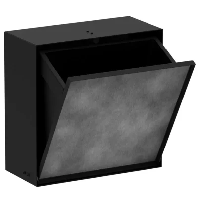 Hansgrohe XtraStoris Rock - zemapmetuma atkritumu tvertne 6 l, matēti melna 56090670