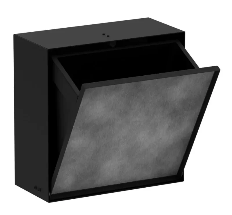 Hansgrohe XtraStoris Rock - zemapmetuma atkritumu tvertne 6 l, matēti melna 56090670