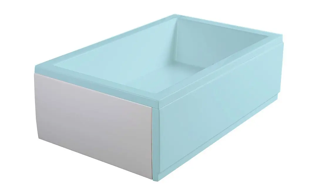 Polysan Deep Plain - sānu apmale 750x360 mm, balta 89746