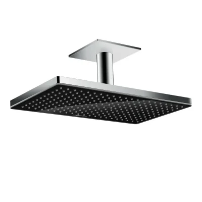 Hansgrohe Rainmaker Select - galvas duša 460, izvirze 10 cm, melna / hromēta 24002600
