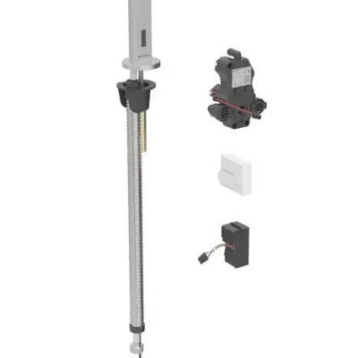 Geberit Piave - elektroniska izlietnes maisītājs, tīkla barošana, easy to clean, birstēts nerūsējošais tērauds 116.182.SN.1