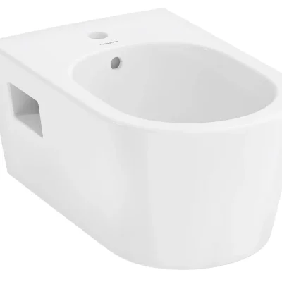 Hansgrohe EluPura Original S - pie sienas bidē, caurums maisītājam, SmartClean, balts 61171450
