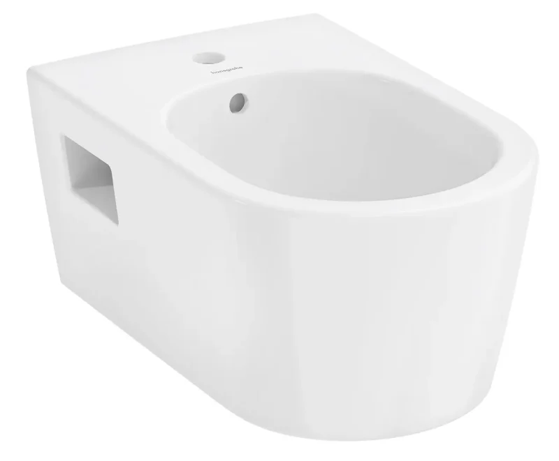 Hansgrohe EluPura Original S - pie sienas bidē, caurums maisītājam, SmartClean, balts 61171450