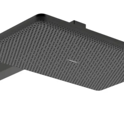 Hansgrohe Raindance Alive Q - galvas duša, 21x34 cm, 2 strūklas veidi, EcoSmart, matēti melns hroms 24551340