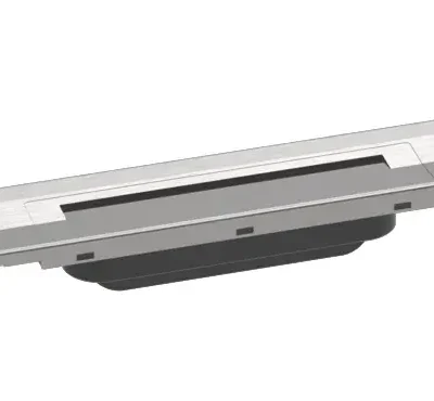 Hansgrohe RainDrain Flex - dušas noteka 800 ar nerūsējošā tērauda resti, saīsināma, sienas montāžai, matēts nerūsējošais tērauds 56051800