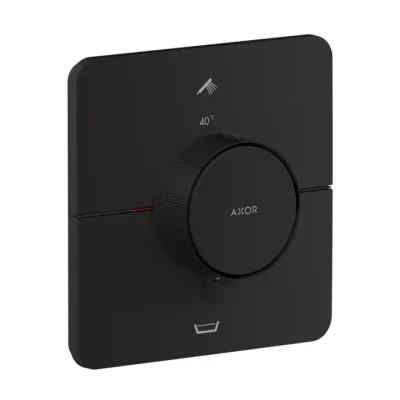 Axor ShowerSelect ID - zemapmetuma termostata maisītājs, 2 patērētājiem, matēti melns 36755670
