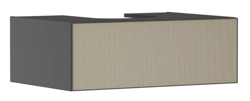 Hansgrohe Xevolos E - izlietnes apakšskapītis, 28x78x55 cm, 1 atvilktne, pelēks matēts/bronza strukturēta 54312390