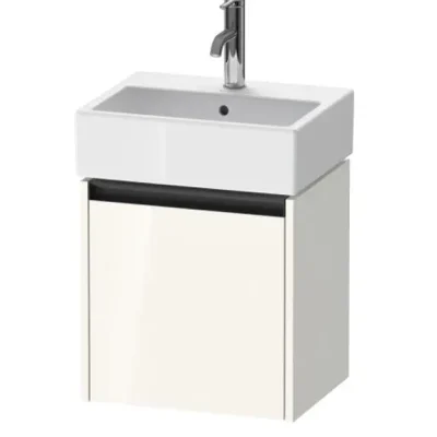 Duravit Ketho.2 - izlietnes skapītis 44x43x34 cm, ar 1 durvīm, eņģes labajā pusē, balts spīdīgs K25070R22220000