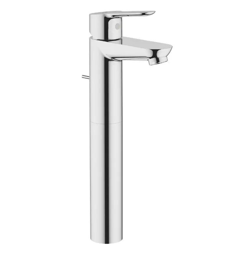 Grohe BauEdge - izlietnes maisītājs, ar noteci, hroms 32860000