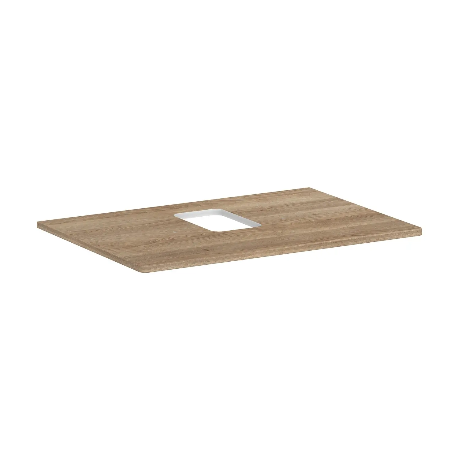 Hansgrohe Xelu Q - izlietnes plātne 78x55 cm, izgriezums vidū, dabīgs ozols 54120230