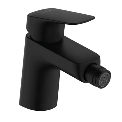 Hansgrohe Logis - bidē maisītājs ar noteces komplektu, matēti melns 71204670