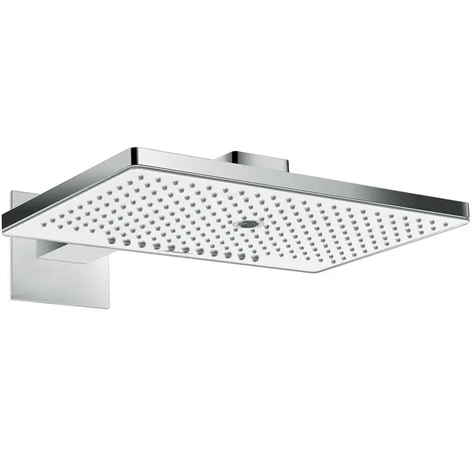 Hansgrohe Rainmaker Select - galvas duša 460, izvirzījums 46 cm, EcoSmart 9 l/min, 3 strūklas, balts / hromēts 24017400